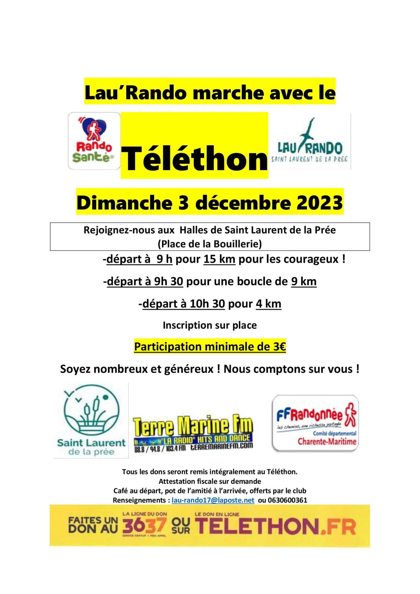 Affiche telethon 2023 2