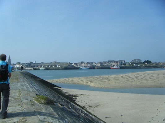 on arrive à la plage