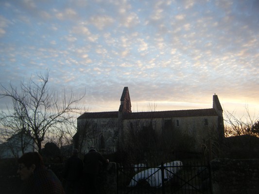 la belle église de Ste Radegonde