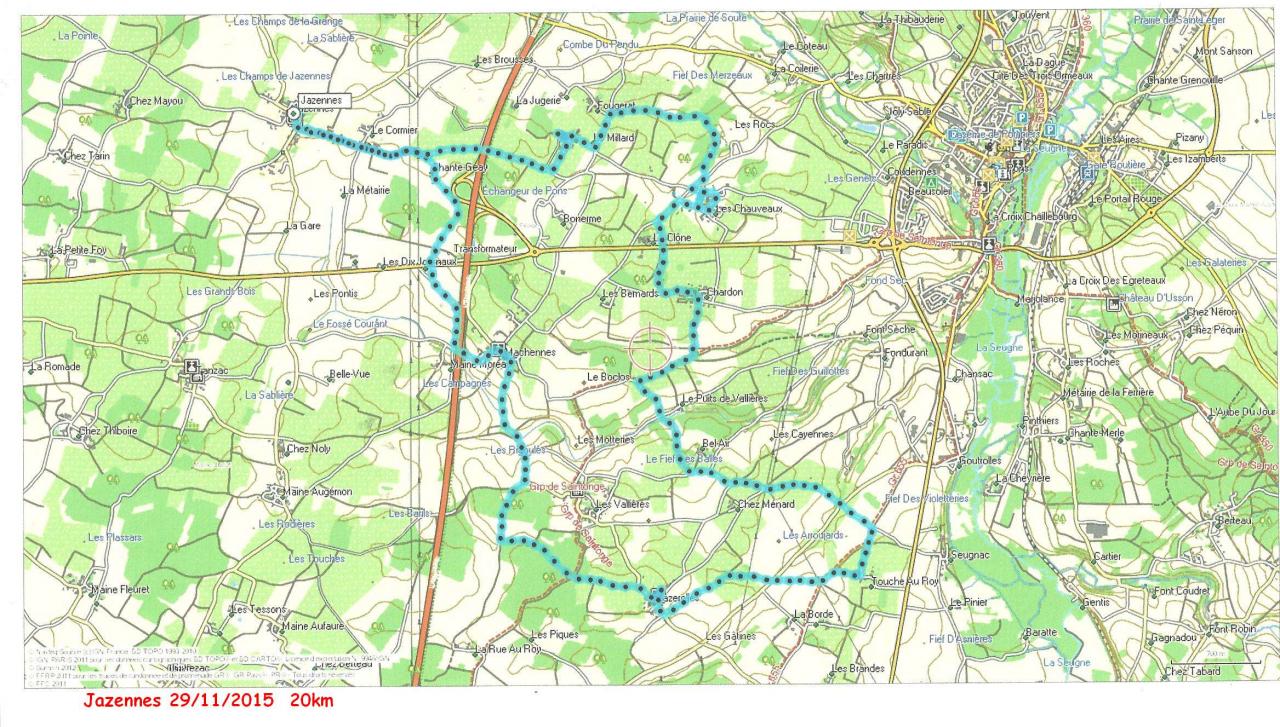 Jazennes 29-11-15  circuit des distilleries  20 km