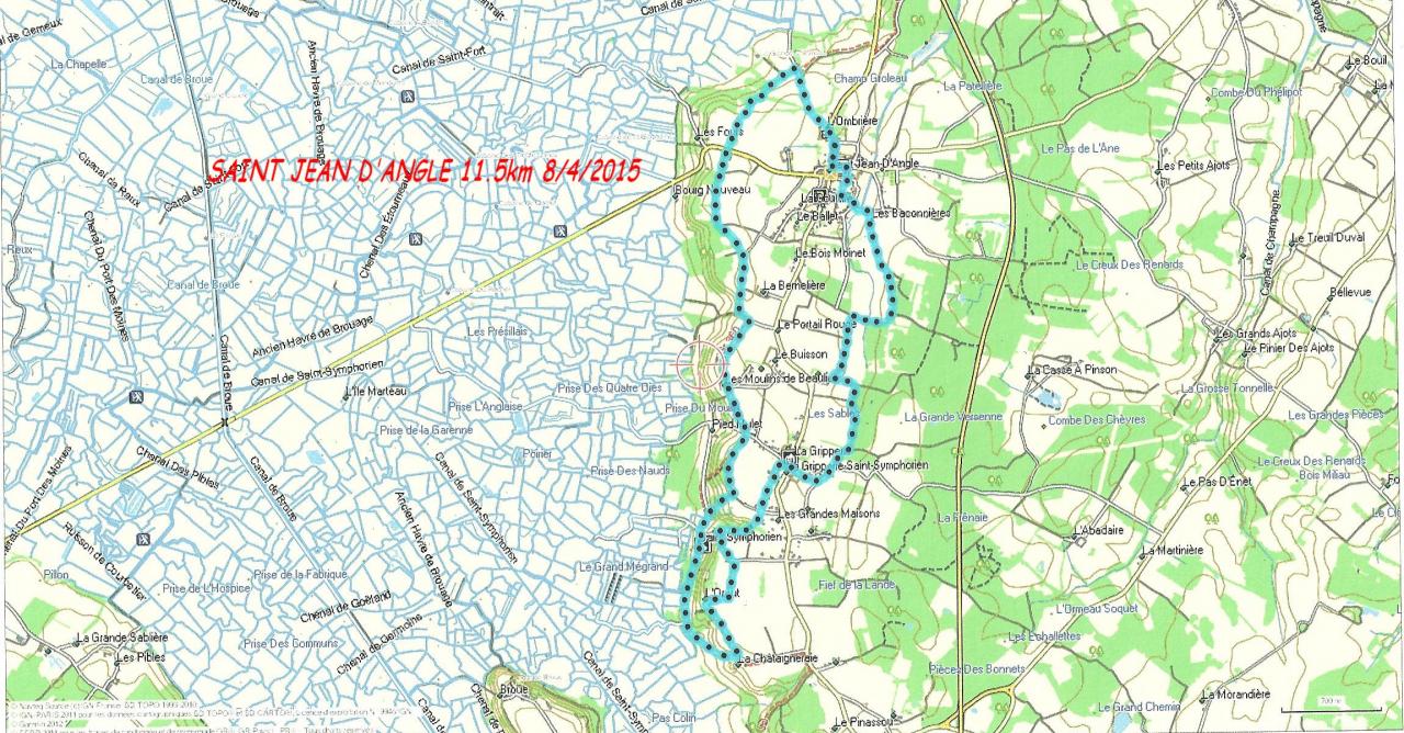 St Jean d-Angle 08-04-15 11.5km